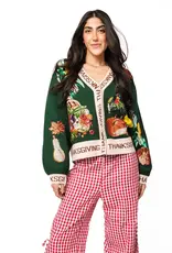 QOS Thanksgiving Turkey Cardigan