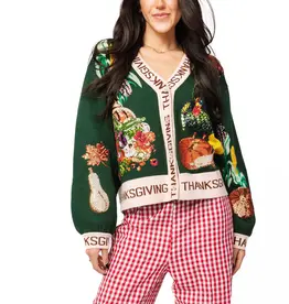 QOS Thanksgiving Turkey Cardigan