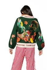 QOS Thanksgiving Turkey Cardigan