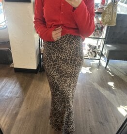 Izabel Leopard Skirt