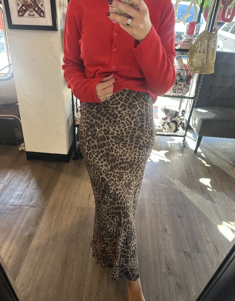 Izabel Leopard Skirt
