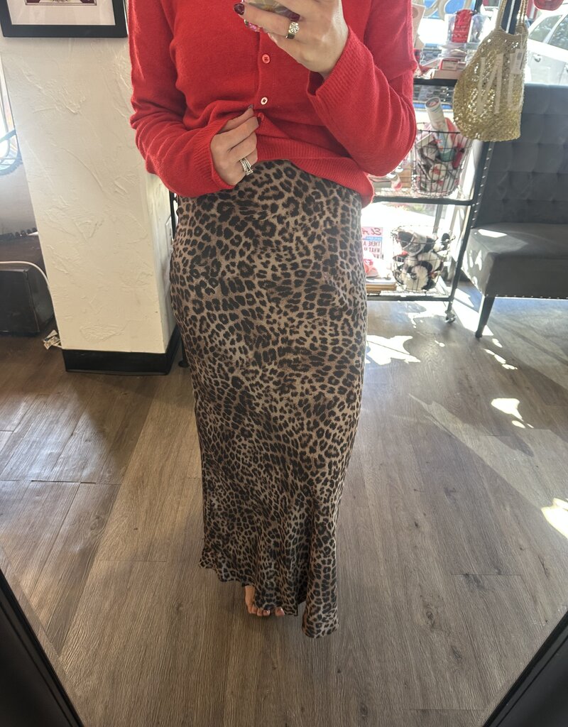Izabel Leopard Skirt