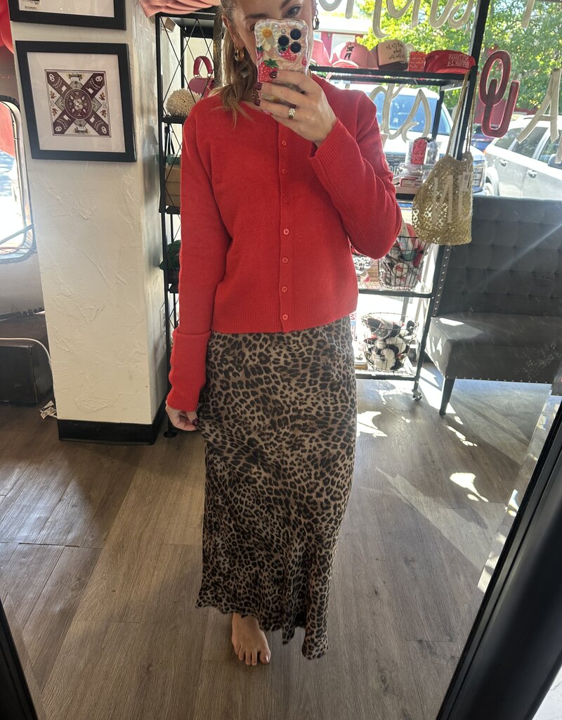 Izabel Leopard Skirt