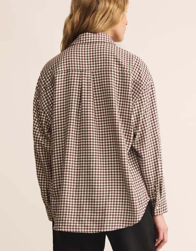 River Plaid Button Up