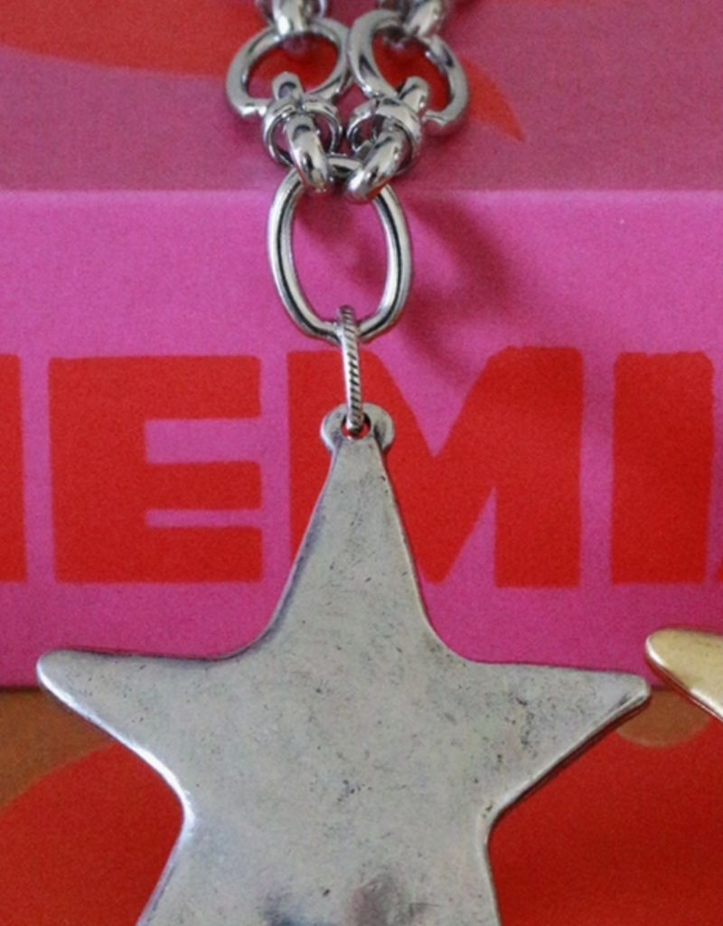 Star Pendant Necklace - silver