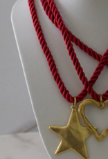 Corded Star Pendant Necklace