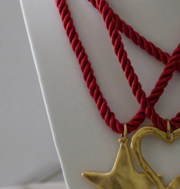 Corded Star Pendant Necklace