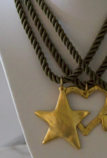 Corded Star Pendant Necklace