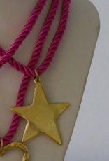 Corded Star Pendant Necklace