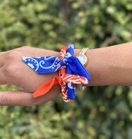 OKC Thunder Bandana Bracelet Set