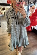 Entro Forest Plaid Dress