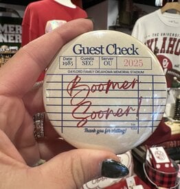 ! Boomer Sooner Guest Check Button