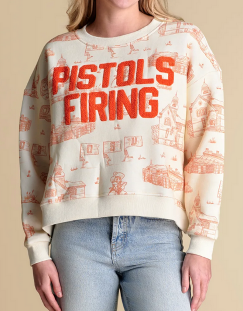 The OK State Team Toile Pullover