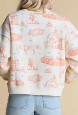 The OK State Team Toile Pullover