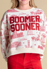 The Oklahoma Team Toile Pullover