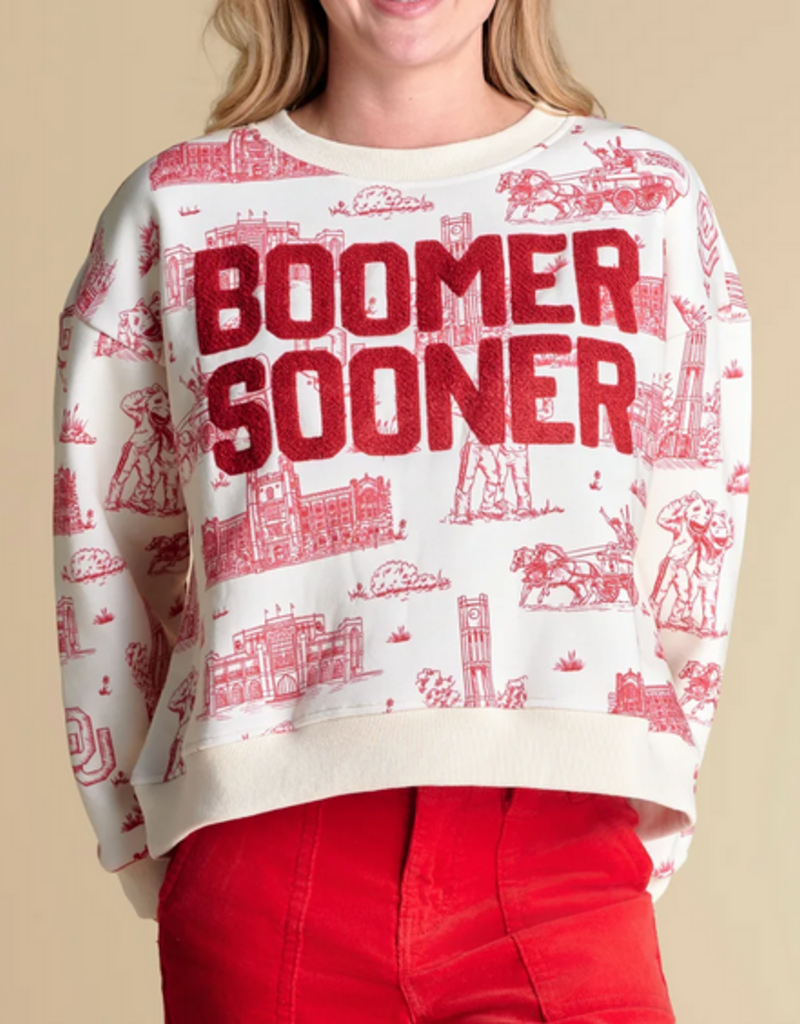 The Oklahoma Team Toile Pullover