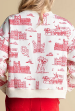 The Oklahoma Team Toile Pullover