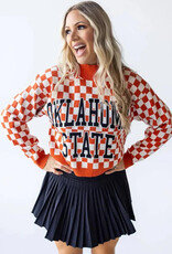 Oklahoma State Checkerboard Sweater