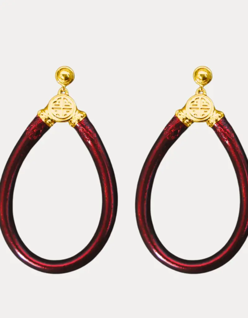 BudhaGirl Merlot Earrings