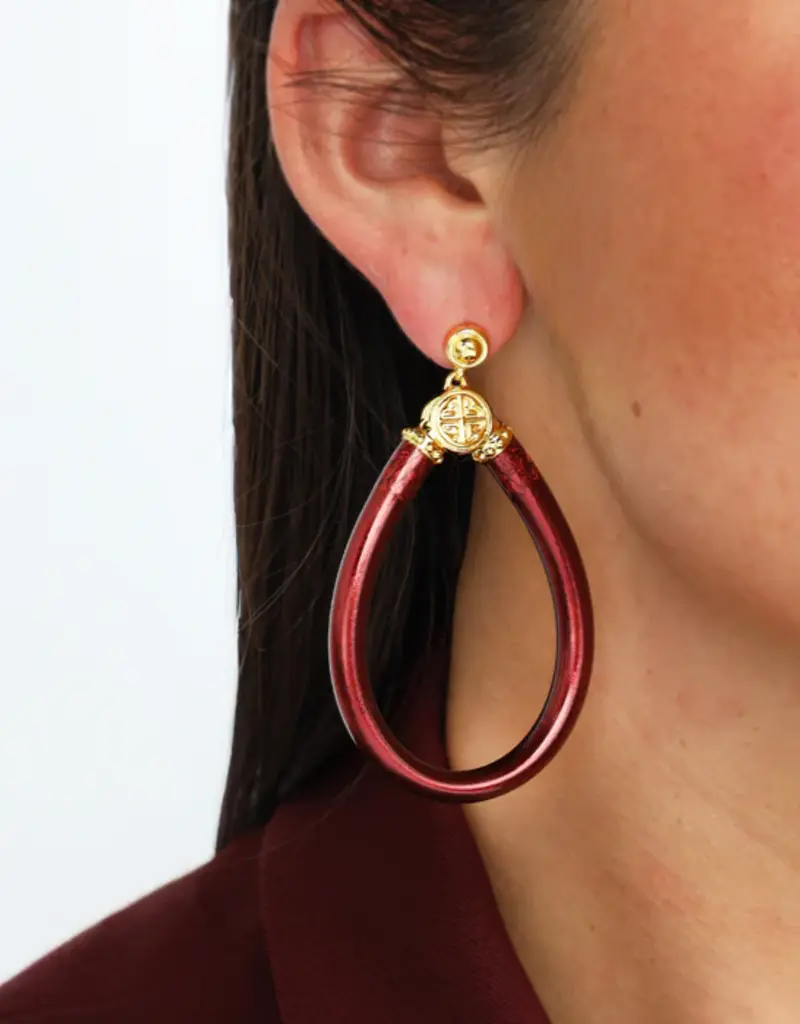 BudhaGirl Merlot Earrings