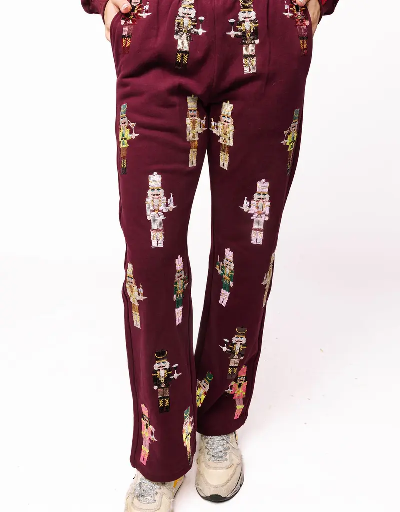 Plum QOS Cocktail Nutcracker Sweatpants