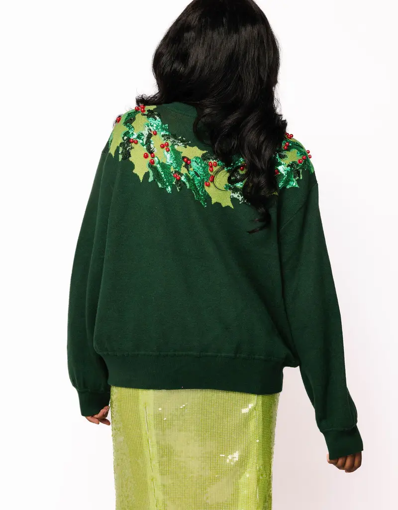 Christmas Wreath QOS Sweater