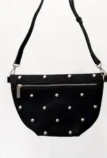 Black Gold Studded Bum Bag