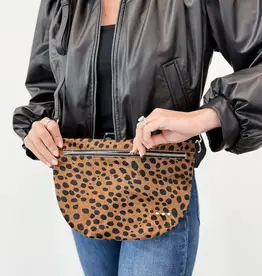 Hair On Hide Leopard Bum Bag