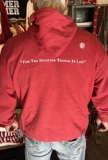 Sweeter Things In Life Red Hoodie