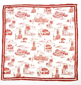 OU Silk Toile Scarf