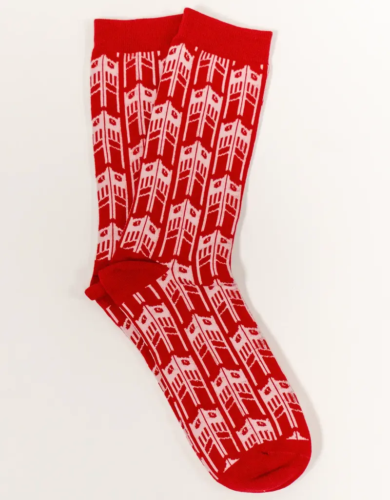 OU Clock Tower Socks
