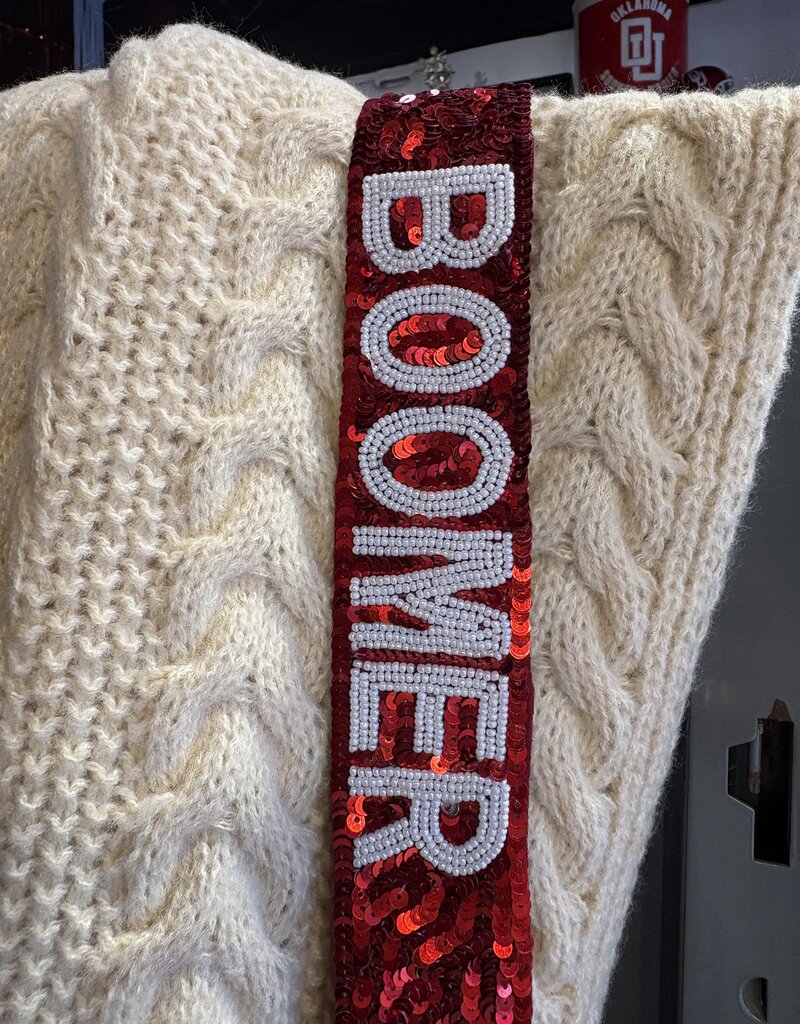 Sequin Boomer Sooner Purse Strap
