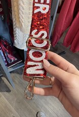 Sequin Boomer Sooner Purse Strap