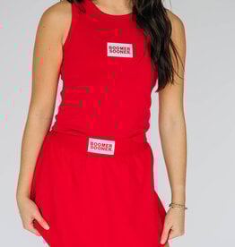 Alli Airy Tank Crimson