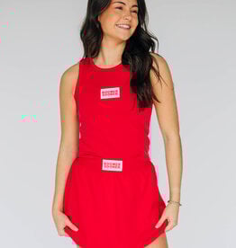 Alli Airy Tennis Skort Crimson