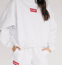 Becca Boxy Crewneck Ash