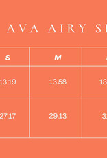 Ava Airy Shorts Crimson