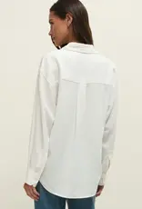 Cream Linen Button Up