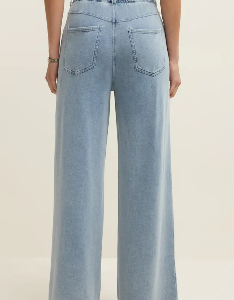 Knit Denim Pants