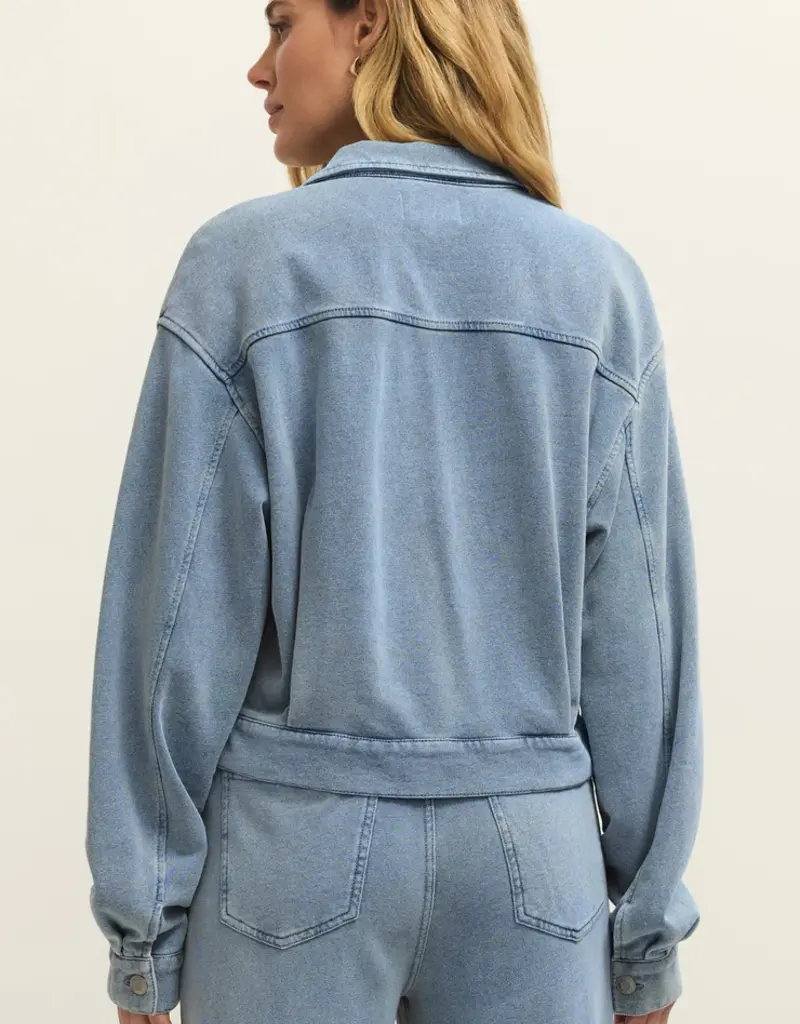 Knit Denim Jacket