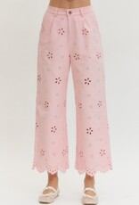 Light Pink Eyelet Pants