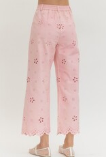 Light Pink Eyelet Pants