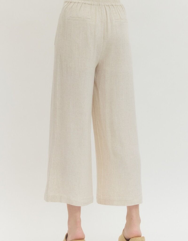 Linen Oatmeal Pants
