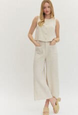 Linen Oatmeal Pants