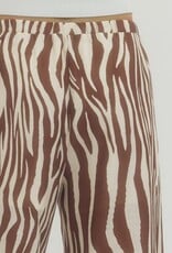 Brown Zebra Print Pant