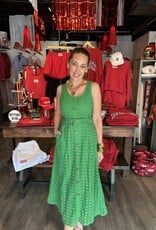 Entro Green Button Down Dress