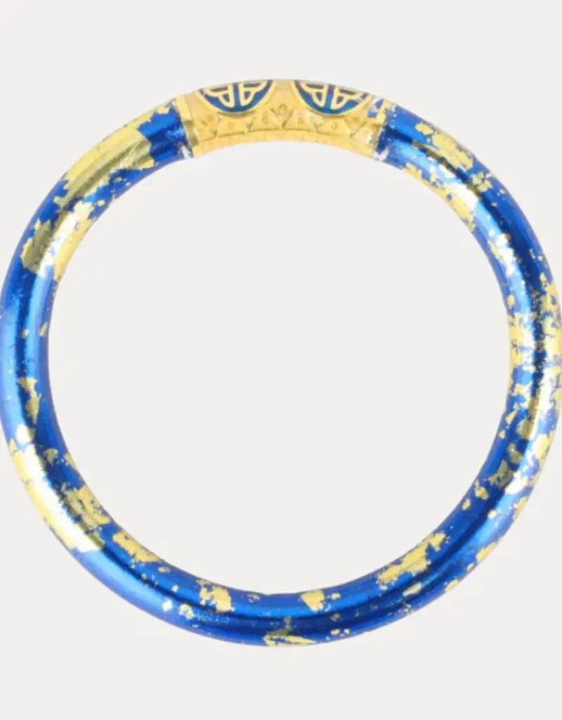 BudhaGirl Koi Blue and Gold Tzubbie All Weather Bangle