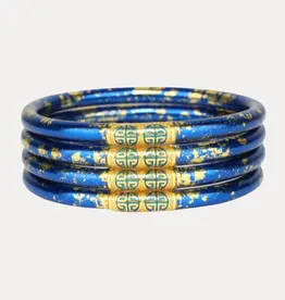 BudhaGirl Koi Blue and Gold All Weather Bangles