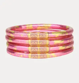 BudhaGirl Koi Pink and Gold All Wather Bangles