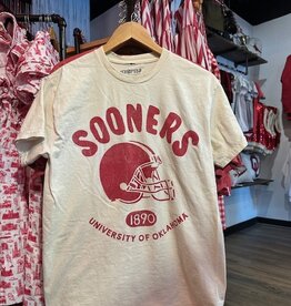 OU Varsity Stamp Thrifted Tee